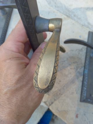 Picaportes bronce antiguos (4)
