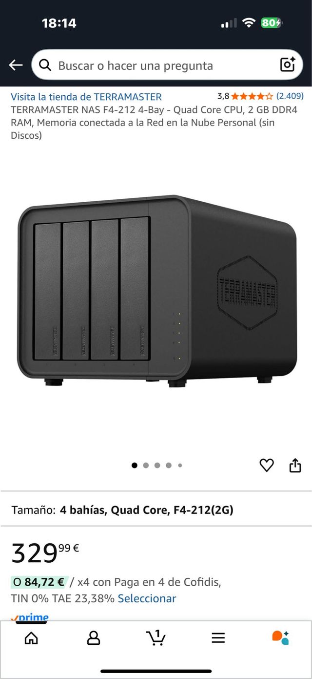 Terramaster Almacenamiento RAID