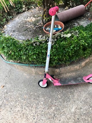 Patinete niña rosa