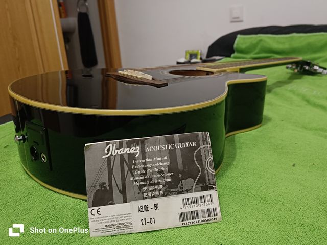 Guitarra electroacústica Ibanez AEL10E-BK