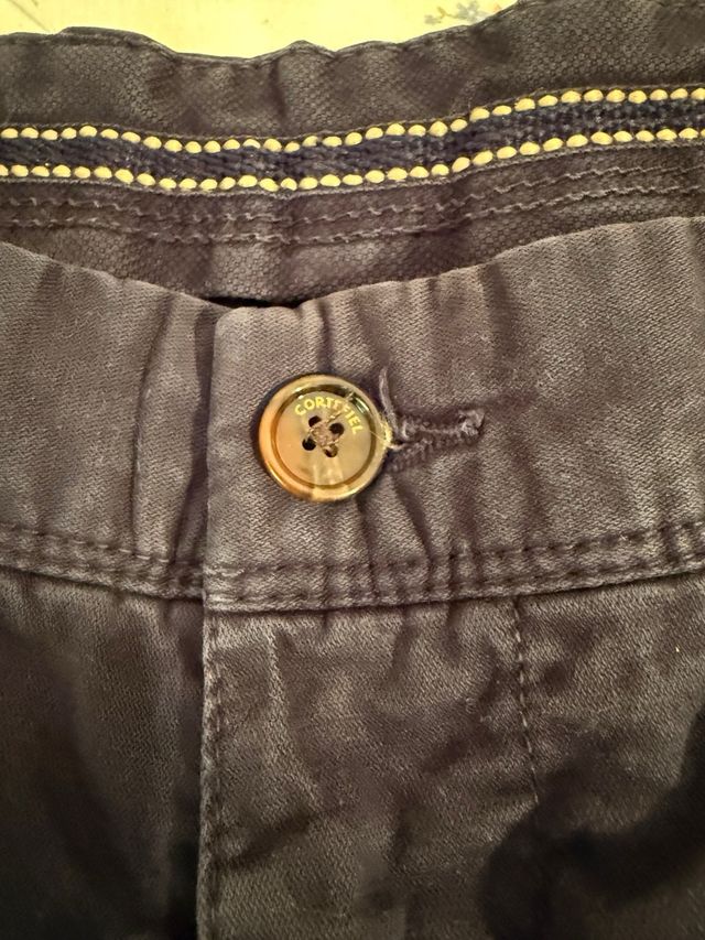 Pantalones chinos Cortefiel azul marino talla 50