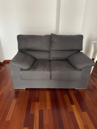 Sofá 2 plazas - Gris