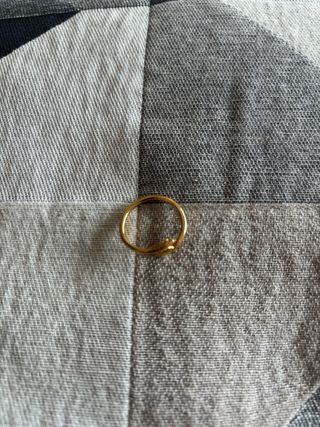 Anillo flecha dorado - Ajustable