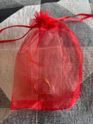 Anillo flecha dorado - Ajustable