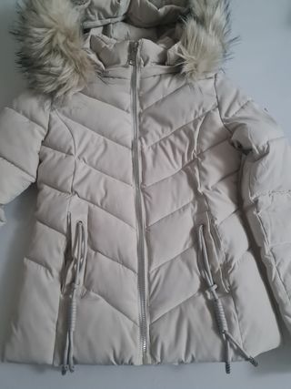 Abrigo acolchado Monte Cervino beige talla S