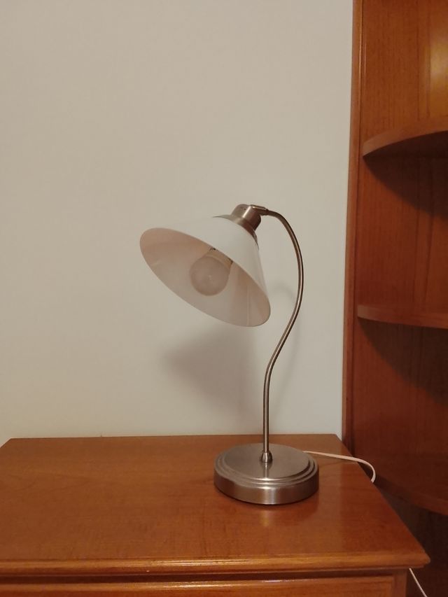 Pack Lamparas escritorio metalica blanca