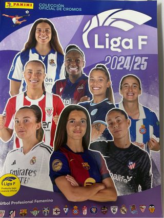 Álbum Liga F 2024-25 Panini LLENO  