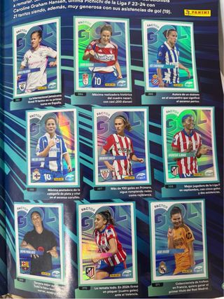 Álbum Liga F 2024-25 Panini LLENO  