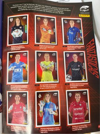 Álbum Liga F 2024-25 Panini LLENO  
