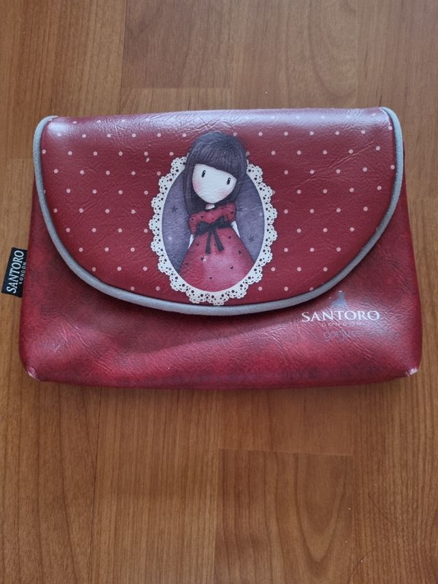 Neceser Santoro Gorjuss rojo (tamaño viaje).