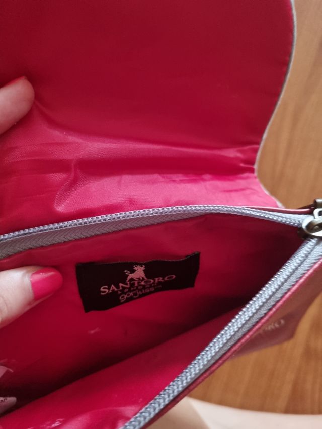 Neceser Santoro Gorjuss rojo (tamaño viaje).