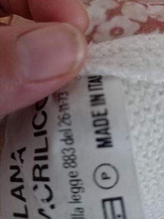 Copriletto matrimoniale beige lana misto acrilico