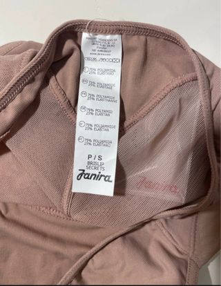 Braga Janira efecto tanga rosa talla S