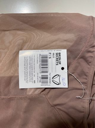 Braga Janira efecto tanga rosa talla S