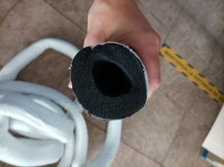 14 m. Aislante tuberías PVC blanco