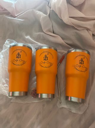 3 Termos Café Cozy Naranja
