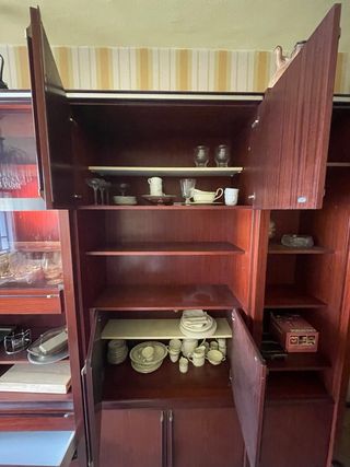 Mueble salón vintage madera
