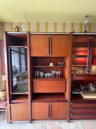 Mueble salón vintage madera