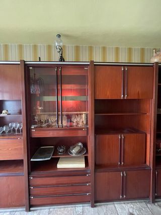 Mueble salón vintage madera