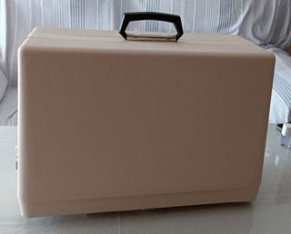 Maletín Costura Beige