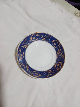 Piattino decorato Linea in porcellana