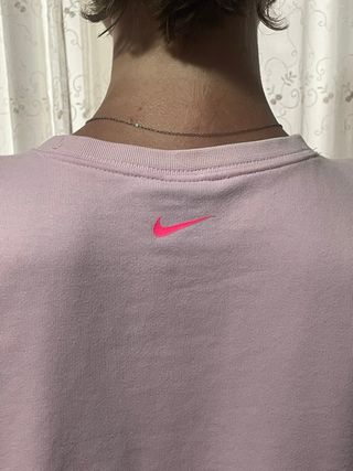 Felpa Nike rosa - crop