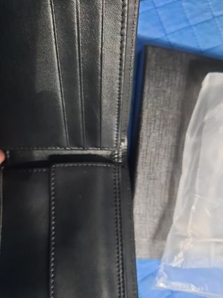 Portafoglio RFID Pelle Nero multiscomparto 9 spazi