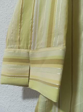 Camisa Zara rayas amarillas