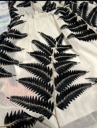 Vestido boho Laurie & Joe blanco-negro