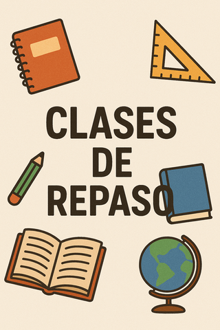 Clases de repaso de matemáticas, inglés o italiano