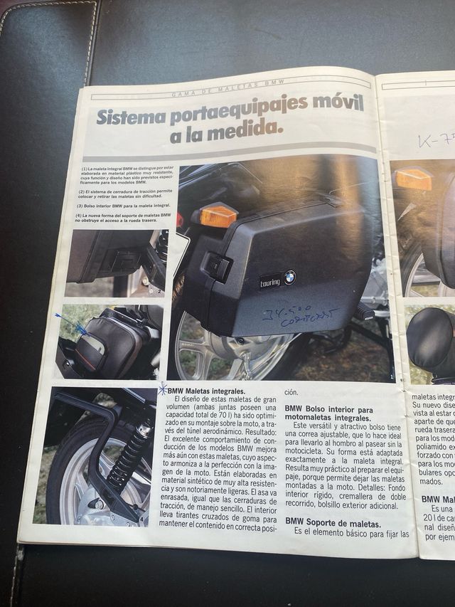 CATALOGO BMW ACCESORIOS DE MOTOCICLETAS