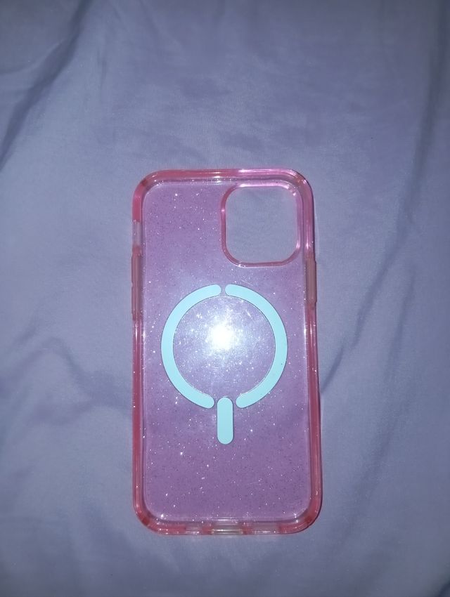 Funda iPhone con Glitter Rosa