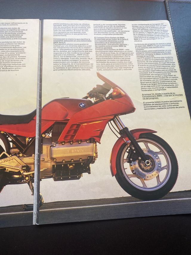 CATALOGO BMW MOTOCICLETAS 1986