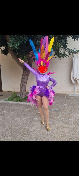 Disfraz Carnaval Pluma