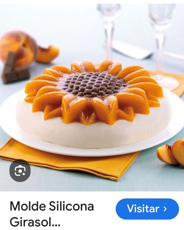 Molde Silicona Girasol - Pasteles