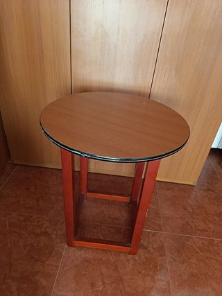 Mesa camilla madera marrón