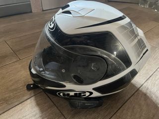 Casco moto HJC talla S c/interfono