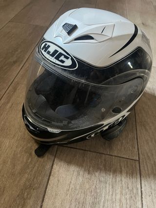 Casco moto HJC talla S c/interfono