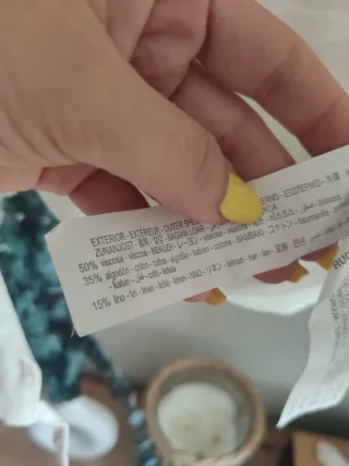 Chaleco traje Zara blanco lazada cruzado