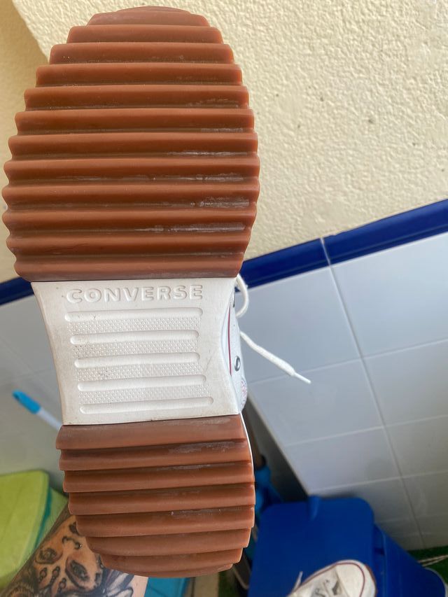 Converse blancas - zapatillas altas