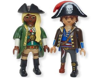 Playmobil Piratas: 2 figuras
