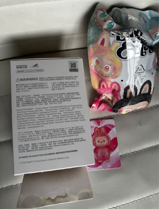 Labubu Original Big into Energy Rosa