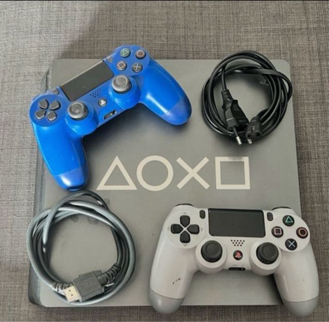 PS4 Slim (PlayStation 4) Gris - Azul