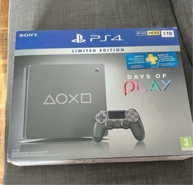 PS4 Slim (PlayStation 4) Gris - Azul