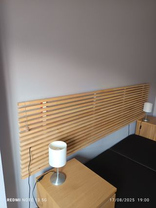 Cabecero cama Ikea - Madera