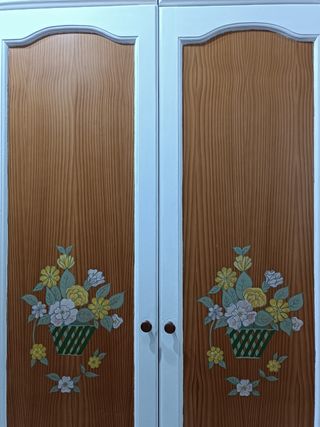 Alacena vintage | Pintada policromada