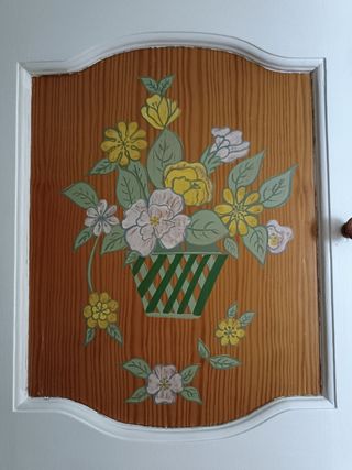 Alacena vintage | Pintada policromada