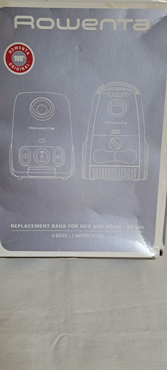 4 Bolsas Rowenta ZR480 (Aspiradora)