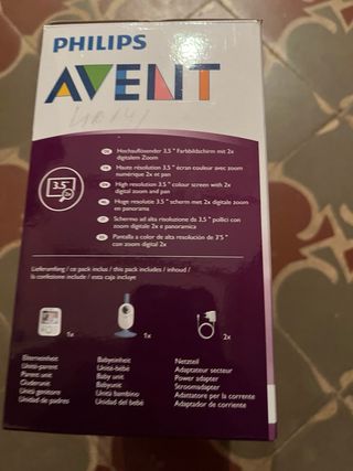 Vigilabebés con vídeo y audio Philips Avent