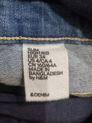 Pantalón tejano premamá